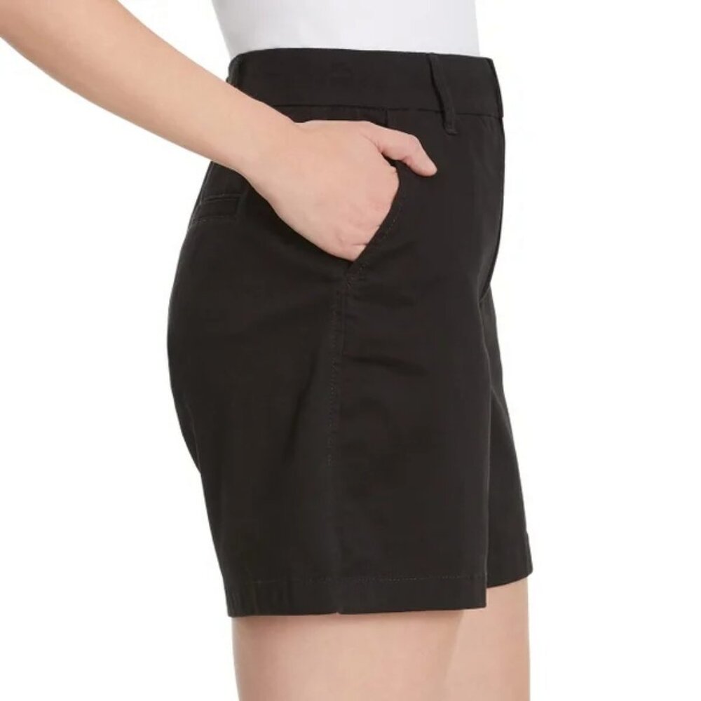 Gloria Vanderbilt Women's Chino Shorts - Picture 2 of 6